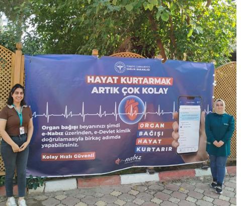 Kumlu’da organ bağışı farkındalık etkinliği