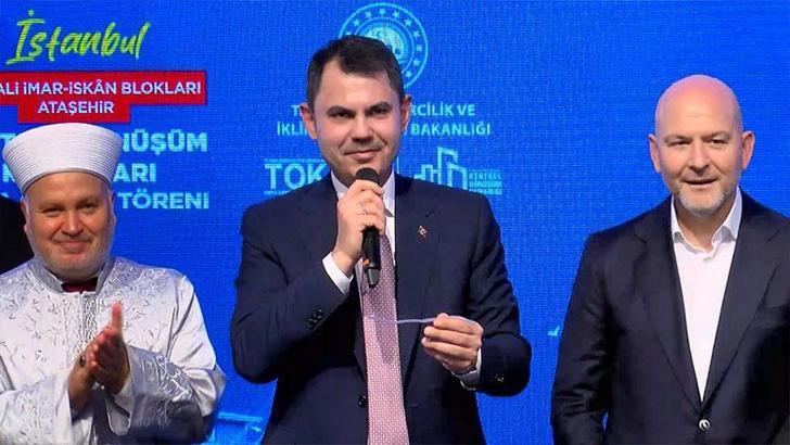 Bakan Kurum: Yüzyılın Konut Projesi'nde İstanbul'umuzu bir kez daha başımızın tacı yapıyoruz
