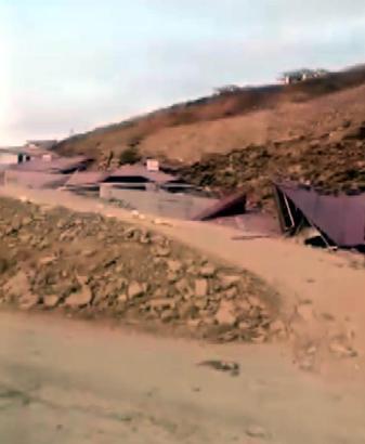 Kahramanmaraş’ta heyelan 10 ev toprak altında kaldı