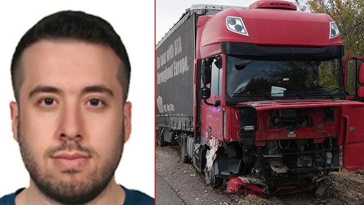 TIR ile otomobilin çarpıştığı kazada akademisyen Serkan Doğan, hayatını kaybetti
