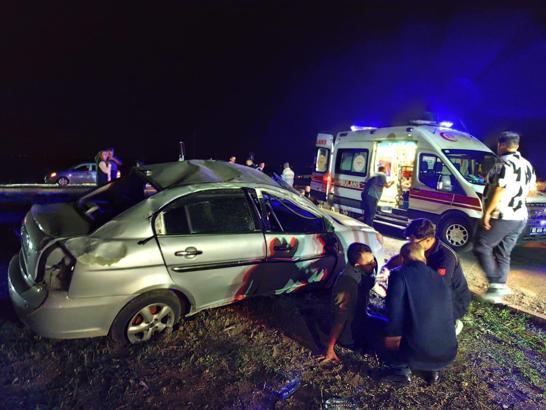 Kadirli'de trafik kazası; 4 yaralı