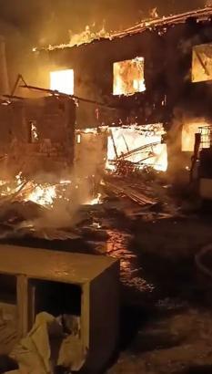 Tokat'ta ev yangını; görme engelli İlhami öldü