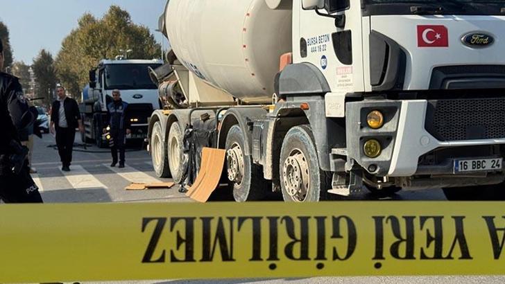 Yalova'da beton mikserinin altında kalan yaya öldü