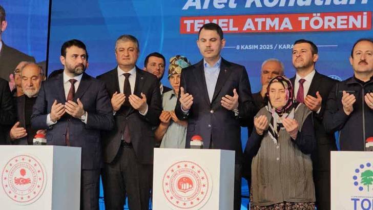 Bakan Kurum: 500 bin konut projesi, sosyal devletin zirvesidir