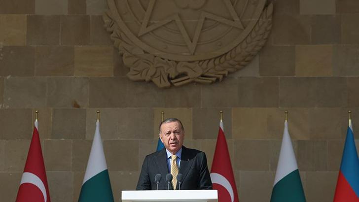 Cumhurbaşkanı Erdoğan: Karabağ Zaferi’ni, Kafkasya'da kalıcı barışa giden yolun kilometre taşı olarak görüyoruz