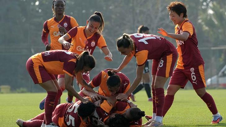 Kadın futbol derbisinde kazanan Galatasaray