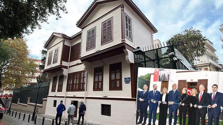 Restore edilen Atatürk'ün Selanik'te doğduğu ev, Bakan Ersoy'un katıldığı törenle açıldı