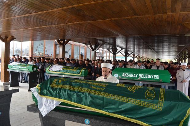 Ankara’daki kazada ölen aynı aileden 4 kişi, Aksaray’da toprağa verildi