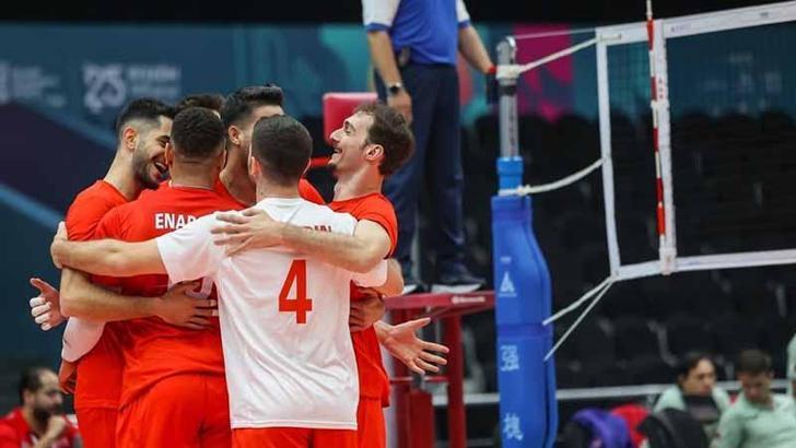Erkek Voleybol Milli Takımı Bahyren'i 3-0 mağlup etti