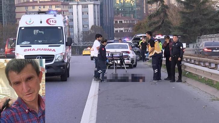 Ataşehir’de yolun karşısına geçtiği sırada otomobilin çarptığı yaya öldü