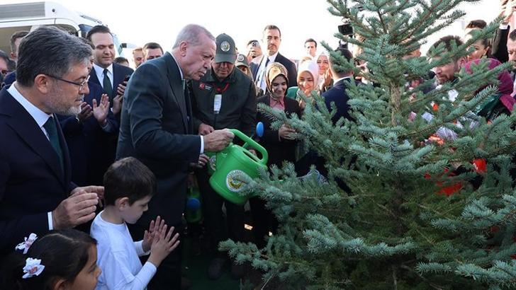 Cumhurbaşkanı Erdoğan: Son 23 yılda orman varlığımızı 23,4 milyon hektara çıkardık