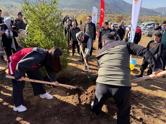 Fidanlar toprakla buluştu