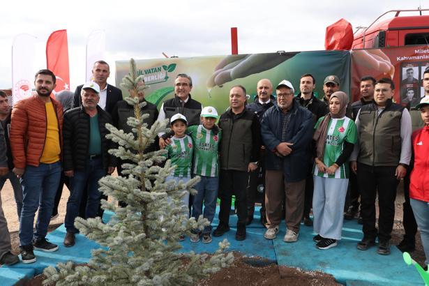 Orman şehidi Eyüp Dereli’nin adı 15 bin fidanla yaşayacak