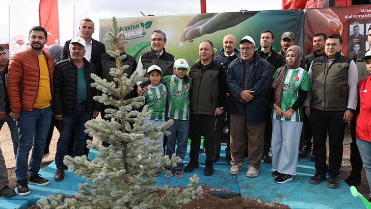 Orman şehidi Eyüp Dereli’nin adı 15 bin fidanla yaşayacak