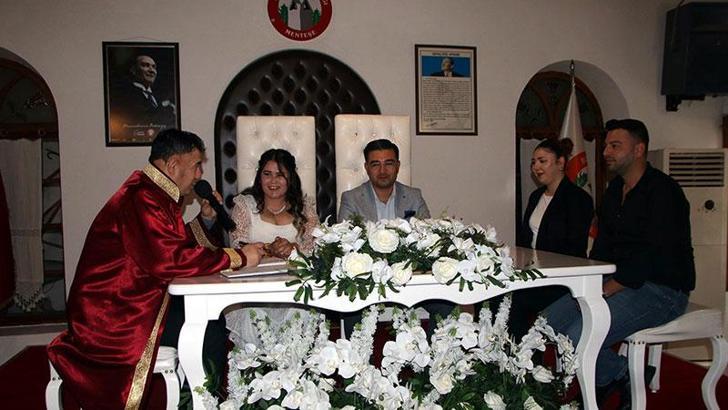 Menteşe’de çiftler evlilik için 11.11 tarihini seçti