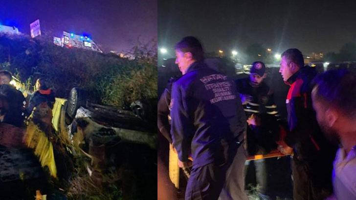 Hatay'da kaçak göçmenleri taşıyan otomobil Asi Nehri'ne devrildi: 9 yaralı