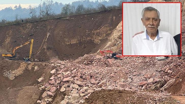 Taş ocağında göçük altında kalan kamyon şoförünün cansız bedenine ulaşıldı