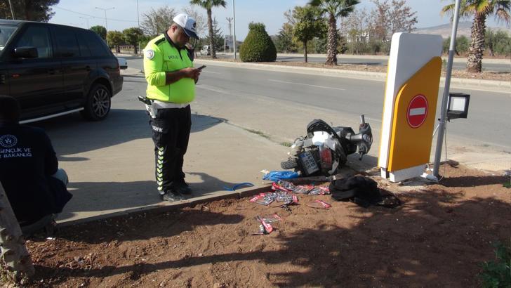 Kilis'te otomobil ile motosiklet çarpıştı; 1 ağır yaralı