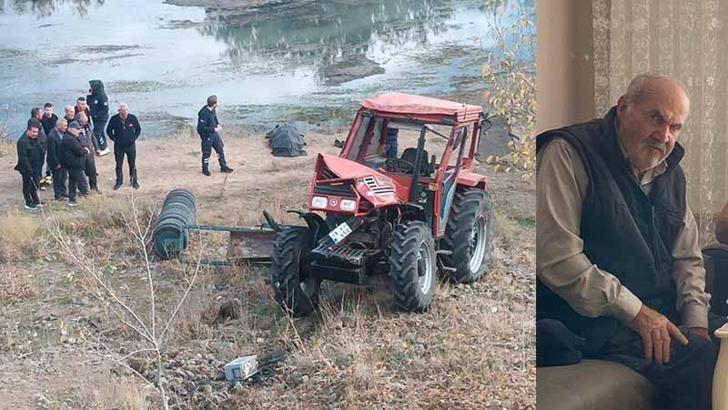 Şarampole yuvarlanan traktörün sürücüsü hayatını kaybetti