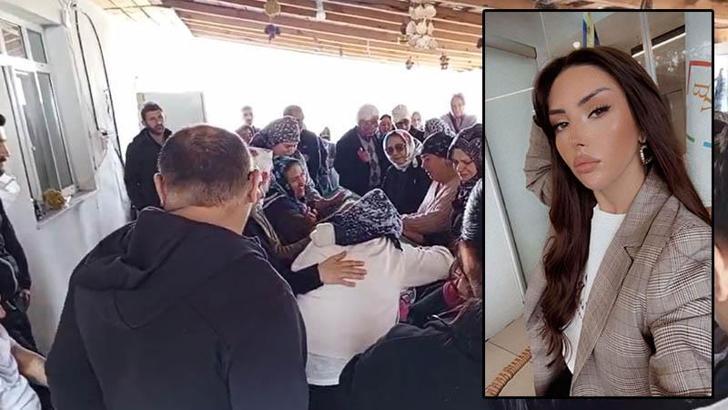 İstanbul'da otel odasında öldürülen Melisa, Tokat'ta toprağa verildi
