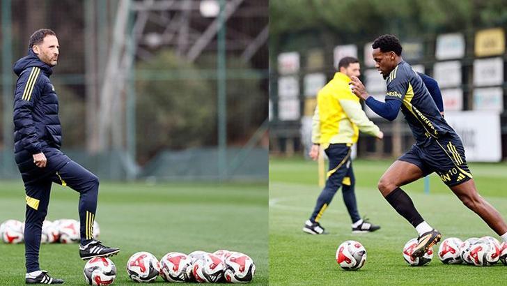 Fenerbahçe günü çift antrenmanla tamamladı