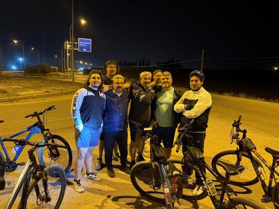 Reyhanlı’da bisiklet ve doğa tutkunları, günde 15 kilometre yol kat ediyor
