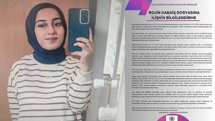 Van Barosu'ndan Rojin Kabaiş açıklaması