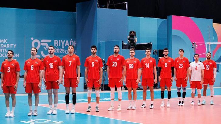A Milli Erkek Voleybol Takımı, İslami Dayanışma Oyunları’nı gümüş madalya ile tamamladı