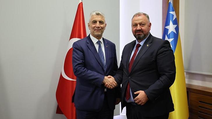 Bakan Bolat, Bosna Hersek Zenica-Doboj Kantonu Ekonomi Bakanı Sibonjic ile görüştü