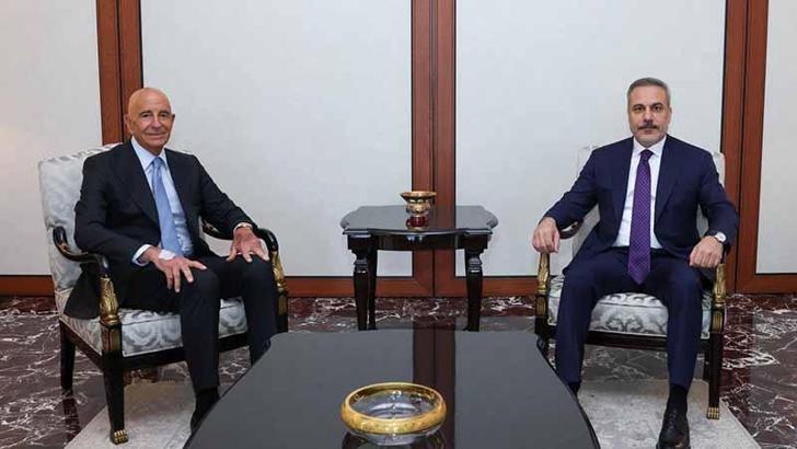 Bakan Fidan, ABD Büyükelçisi Barrack'ı kabul etti