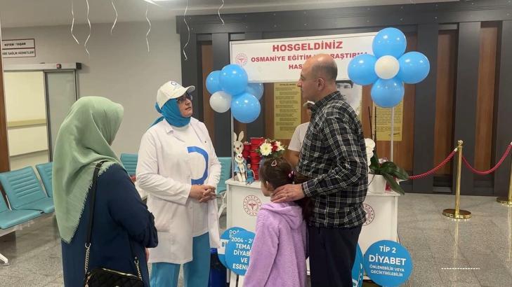Hastanede Diyabet Günü farkındalık etkinliği