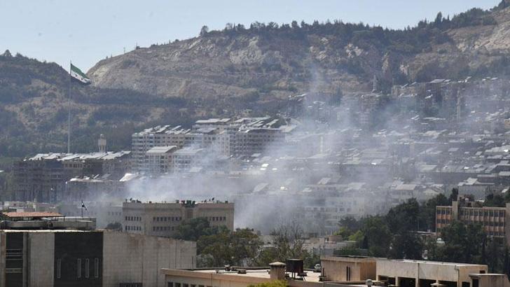 Suriye'nin başkenti Şam'da patlama