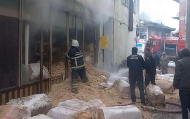 Ordu’da saman deposu yandı