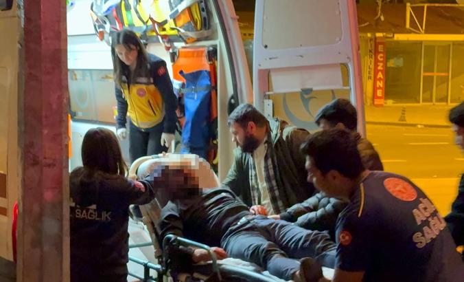 Tartıştığı kişiler darbetti, hastaneye kaldırıldı