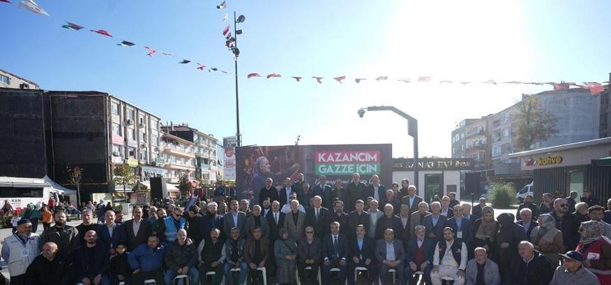 ‘Kazancım Gazze İçin’ kampanyası tanıtım programı Ümraniye’de gerçekleştirildi