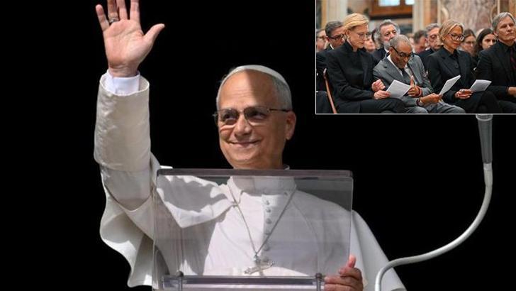 Papa, Hollywood yıldızlarını ağırladı