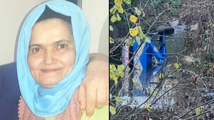 Tekerleği kopan tarım aracı dereye düştü: 1 ölü, 1 yaralı