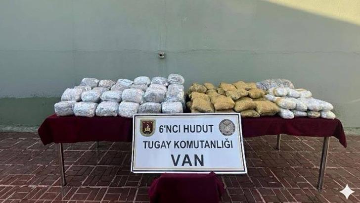 MSB: Van hudut hattında 109 kilo uyuşturucu ele geçirildi