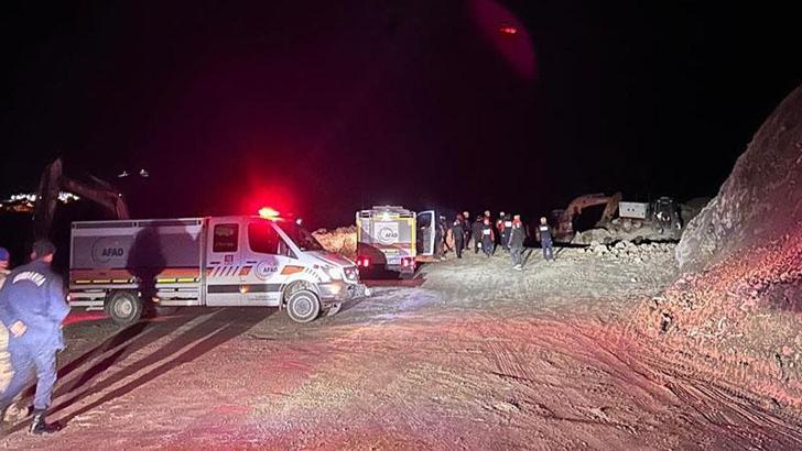 Sivas'ta maden ocağında göçük; Şantiye müdürü göçük altında kaldı