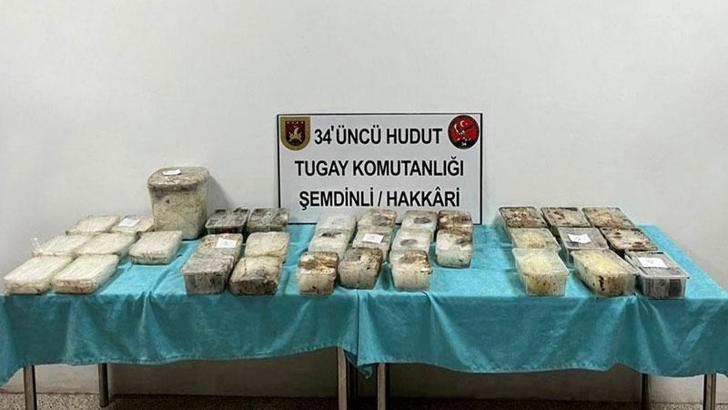 MSB: İran hududunda 81 kilo 133 gram uyuşturucu ele geçirildi