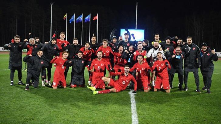 Ümit Milli Futbol Takımı, Litvanya'yı 2-1 yendi