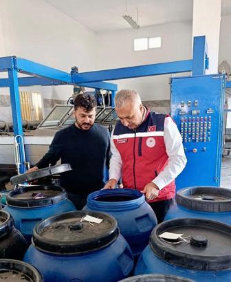 Zeytinyağı üretim tesislerinde inceleme