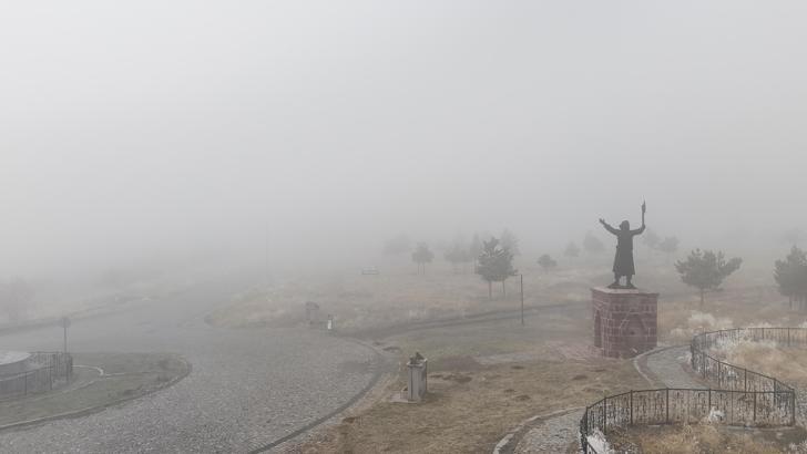 Erzurum'da sis etkisini sürdürüyor / Ek fotoğraflar