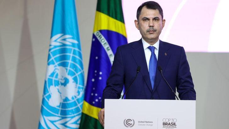 Bakan Kurum, COP30’da Türkiye’nin Ulusal Katkı Beyanı’nı açıkladı