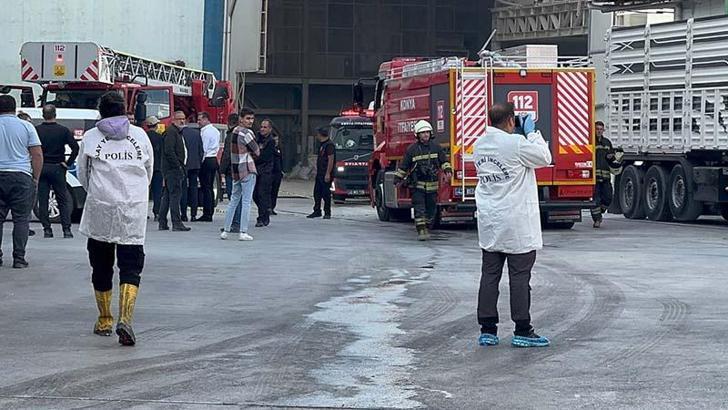 Un fabrikasında doğal gaz patlaması