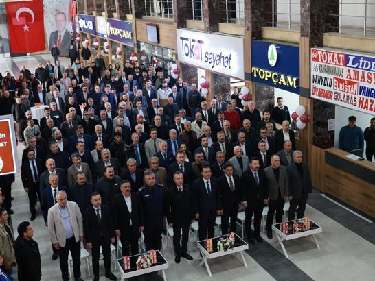 Tokat’ta yenilenen otobüs terminali için açılış töreni düzenlendi