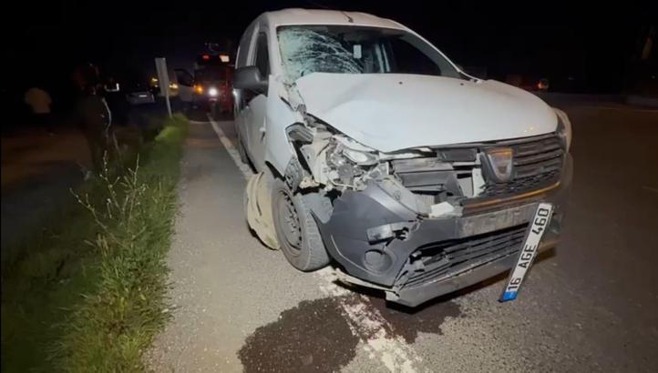 Hafif ticari aracın çarptığı kadın öldü