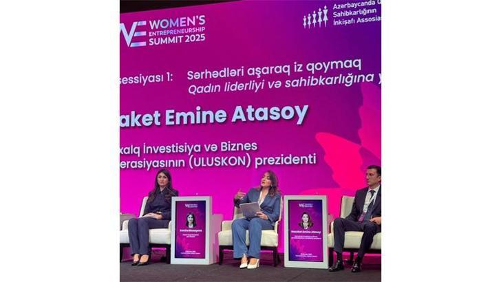 ULUSKON Başkanı Atasoy, ‘2025 Kadın Girişimcilik Zirvesi’ne katıldı