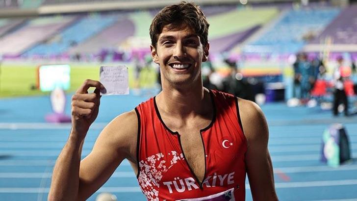 İzmirli Milli Atlet İsmail Nezir’den anlamlı madalya