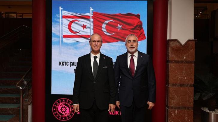 Türkiye ile KKTC Çalışma ve Sosyal Güvenlik bakanlıklarından iş birliği anlaşması